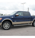 ford f 150 2012 dk  blue king ranch gasoline 6 cylinders 4 wheel drive automatic 77531