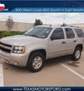chevrolet tahoe 2008 silver suv ls gasoline 8 cylinders 2 wheel drive automatic 76108