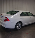 ford fusion 2010 white sedan se gasoline 4 cylinders front wheel drive automatic 76108