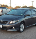 toyota corolla 2009 dk  gray sedan s gasoline 4 cylinders front wheel drive automatic with overdrive 77074