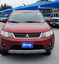 mitsubishi outlander 2009 red suv se gasoline 4 cylinders front wheel drive cont  variable trans  76234