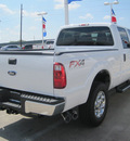 ford f 250 super duty 2012 white xlt biodiesel 8 cylinders 4 wheel drive automatic 77578