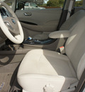 nissan leaf 2011 silver hatchback sl l electric front wheel drive automatic 76087