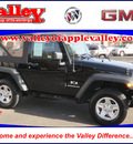 jeep wrangler 2007 black suv x gasoline 6 cylinders 4 wheel drive 6 speed manual 55124