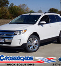 ford edge 2013 white limited gasoline 6 cylinders all whee drive automatic 62708