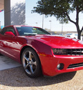 chevrolet camaro 2013 crystal red metalli coupe lt gasoline 6 cylinders rear wheel drive 6 speed manual 75075
