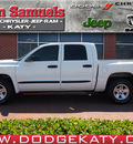 dodge dakota 2008 white sxt gasoline 6 cylinders rear wheel drive automatic with overdrive 77450