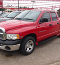 dodge ram 1500 2003 red pickup truck slt 8 cylinders automatic 77301