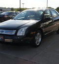 ford fusion 2008 black sedan i4 se gasoline 4 cylinders front wheel drive automatic 75070