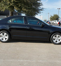 ford fusion 2008 black sedan i4 se gasoline 4 cylinders front wheel drive automatic 75070