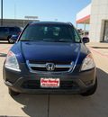 honda cr v 2004 dk  blue suv ex gasoline 4 cylinders all whee drive automatic 75062