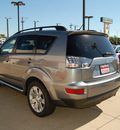 mitsubishi outlander 2013 lt  gray se gasoline 4 cylinders front wheel drive automatic 75062