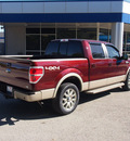 ford f 150 2010 dk  red king ranch 8 cylinders automatic 76049