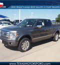 ford f 150 2013 gray platinum 8 cylinders automatic 76108