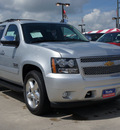 chevrolet tahoe 2013 silver suv 8 cylinders 6 spd auto,elec cntlled t 77090