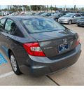 honda civic 2012 gray sedan lx 4 cylinders automatic 77339