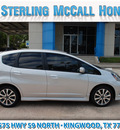 honda fit 2013 silver hatchback sport 4 cylinders automatic 77339