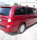 chrysler town and country 2013 red van touring 6 cylinders shiftable automatic 78624