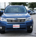 subaru forester 2009 blue wagon x prm aw gasoline 4 cylinders all whee drive shiftable automatic 77099
