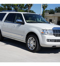 lincoln navigator l 2008 off white suv gasoline 8 cylinders rear wheel drive automatic 77043