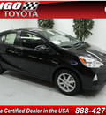 toyota prius c 2012 black hatchback three hybrid 4 cylinders front wheel drive automatic 91731
