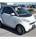 smart fortwo 2008 white coupe passion gasoline 3 cylinders rear wheel drive automatic 78626