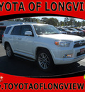 toyota 4runner 2012 white suv limited gasoline 6 cylinders 2 wheel drive automatic 75604