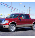 ford f 150 2013 red lariat flex fuel 8 cylinders 4 wheel drive automatic 79045