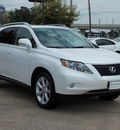 lexus rx 350 2011 white suv gasoline 6 cylinders front wheel drive shiftable automatic 77074