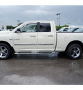 dodge ram 1500 2010 off white pickup truck 8 cylinders automatic 33157