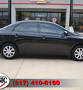 toyota corolla 2011 black sedan le gasoline 4 cylinders front wheel drive automatic 76051