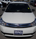 ford focus 2010 white sedan se 4 cylinders automatic 79925
