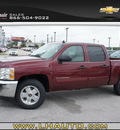 chevrolet silverado 1500 2013 red lt 8 cylinders automatic 78654
