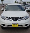 nissan murano 2011 white gasoline 6 cylinders front wheel drive automatic 78572