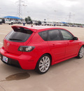 mazda mazdaspeed3 2008 red hatchback sport gasoline 4 cylinders front wheel drive 6 speed manual 76108