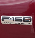 ford f 150 2005 red lariat gasoline 8 cylinders 4 wheel drive automatic with overdrive 76108