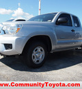 toyota tacoma 2013 silver gasoline 4 cylinders 2 wheel drive automatic 77521