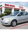 toyota corolla 2005 silver sedan ce gasoline 4 cylinders front wheel drive automatic 76543