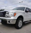 ford f 150 2013 white lariat flex fuel 8 cylinders 4 wheel drive automatic 76011