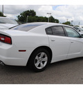 dodge charger 2011 white sedan gasoline 6 cylinders rear wheel drive shiftable automatic 77017