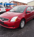 nissan sentra 2011 dk  red sedan gasoline 4 cylinders front wheel drive automatic 76234