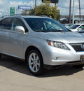 lexus rx 350 2011 gray suv 6 cylinders shiftable automatic 77074