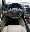 lexus is 250 2007 black sedan gasoline 6 cylinders rear wheel drive automatic 76087