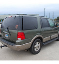 ford expedition 2003 green suv eddie bauer gasoline 8 cylinders sohc rear wheel drive automatic 77090