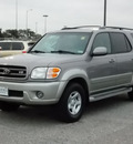 toyota sequoia 2002 gray suv sr5 8 cylinders automatic with overdrive 77074