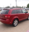 dodge journey 2009 dk  red suv sxt gasoline 6 cylinders front wheel drive automatic 76049
