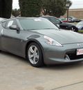 nissan 370z 2012 silver coupe 6 cylinders shiftable automatic 77477