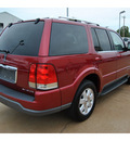 lincoln aviator 2004 red suv gasoline 8 cylinders rear wheel drive automatic with overdrive 77539