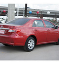 toyota corolla 2013 red sedan l gasoline 4 cylinders front wheel drive automatic 78232