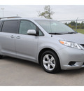 toyota sienna 2012 silver van le 8 passenger gasoline 6 cylinders front wheel drive automatic 77338